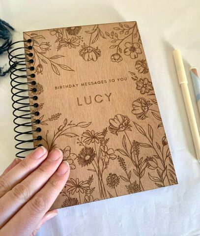Birthday Messages Notebook